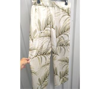 Rachel Zoe Pants Wide Leg Flowy Palm Large NWT